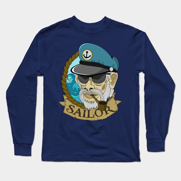 SAILOR Long Sleeve T-Shirt by sabhu07